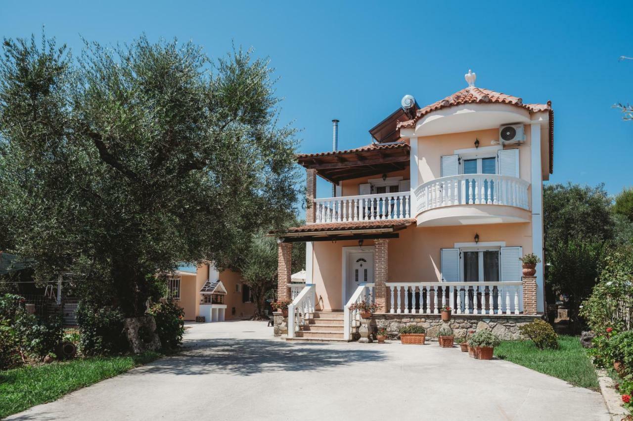 Villa Rosa 3 Bedroom With Sea View Tragaki Exterior photo