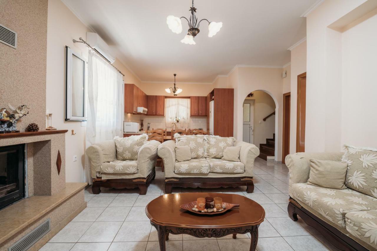 Villa Rosa 3 Bedroom With Sea View Tragaki Exterior photo