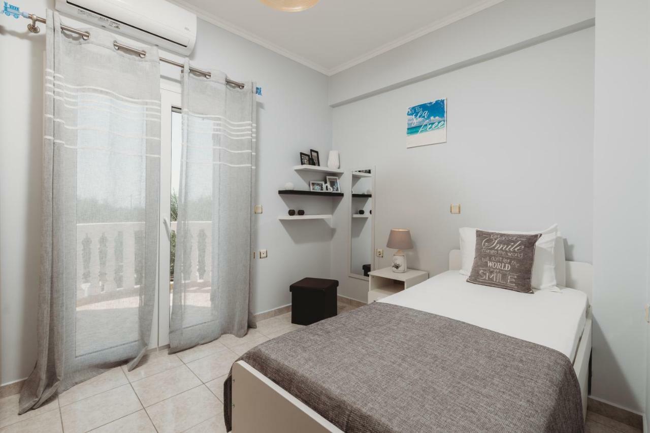 Villa Rosa 3 Bedroom With Sea View Tragaki Exterior photo