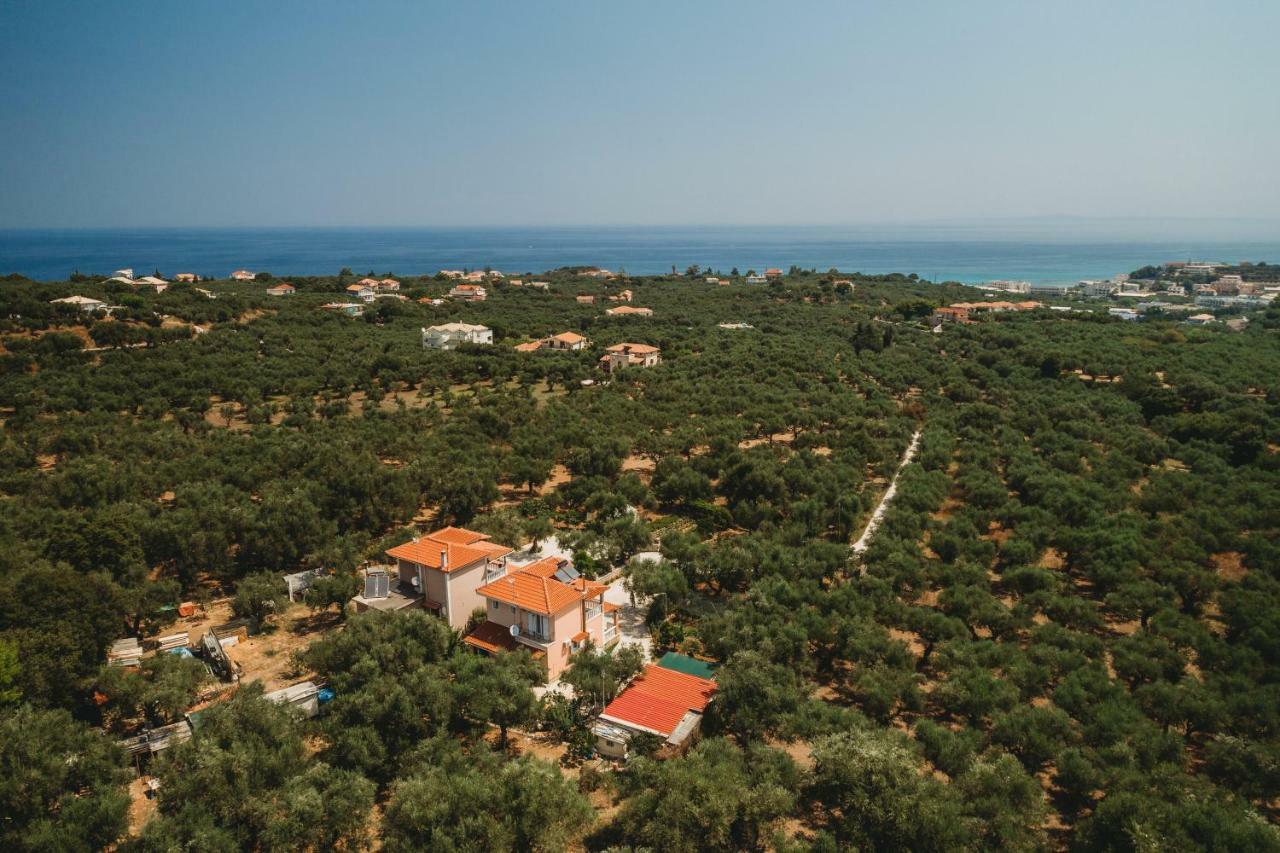 Villa Rosa 3 Bedroom With Sea View Tragaki Exterior photo