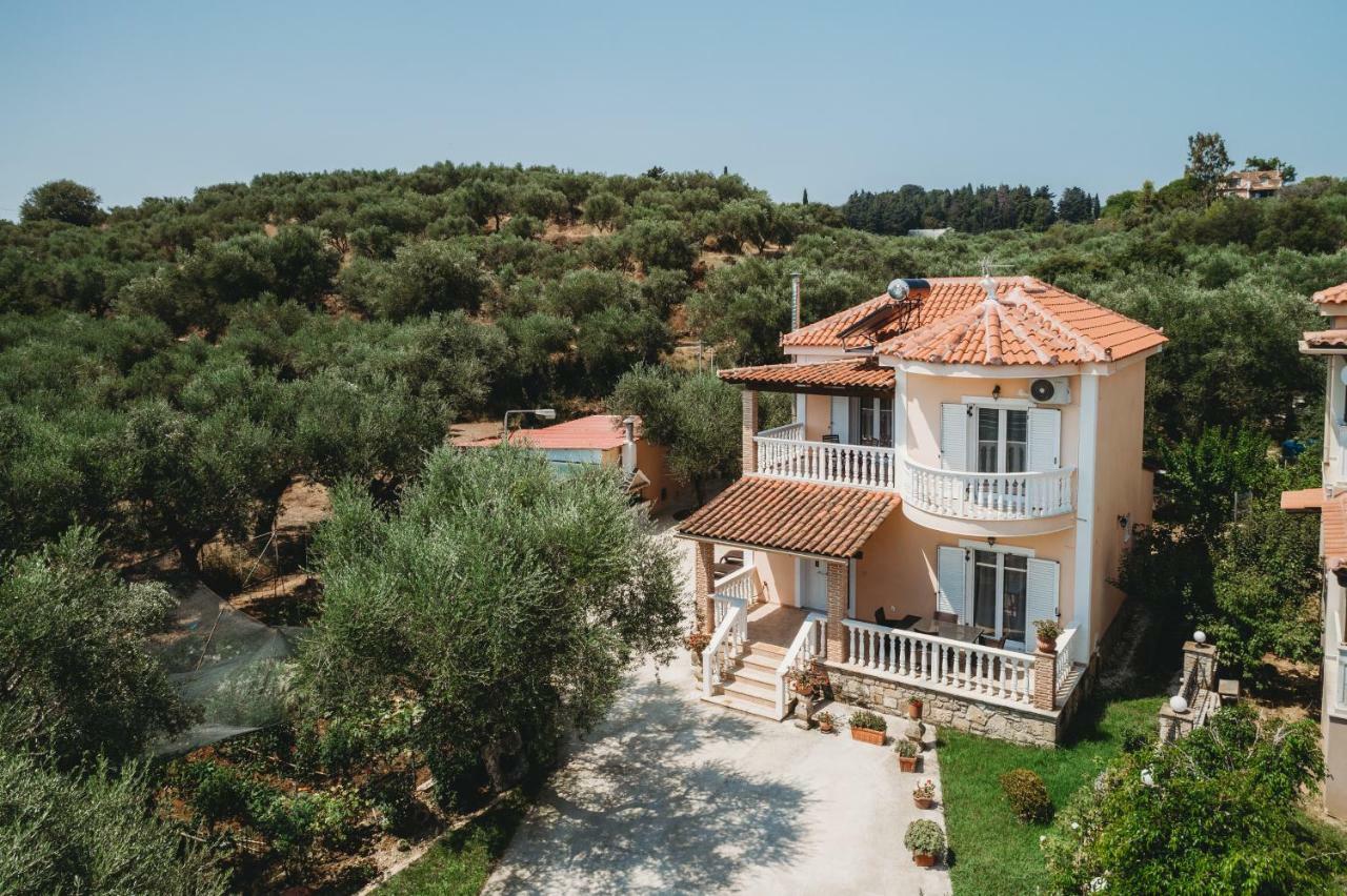 Villa Rosa 3 Bedroom With Sea View Tragaki Exterior photo
