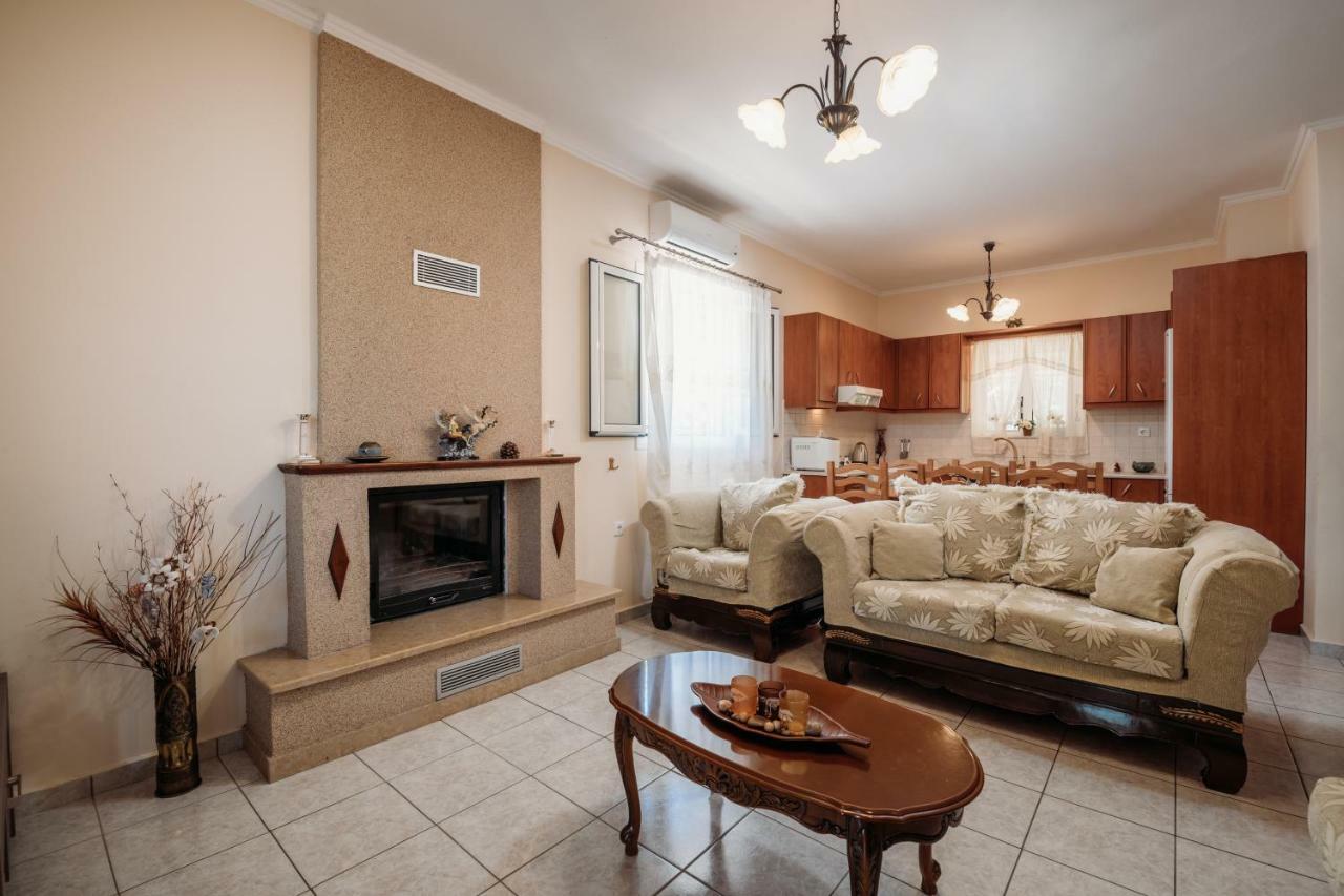 Villa Rosa 3 Bedroom With Sea View Tragaki Exterior photo